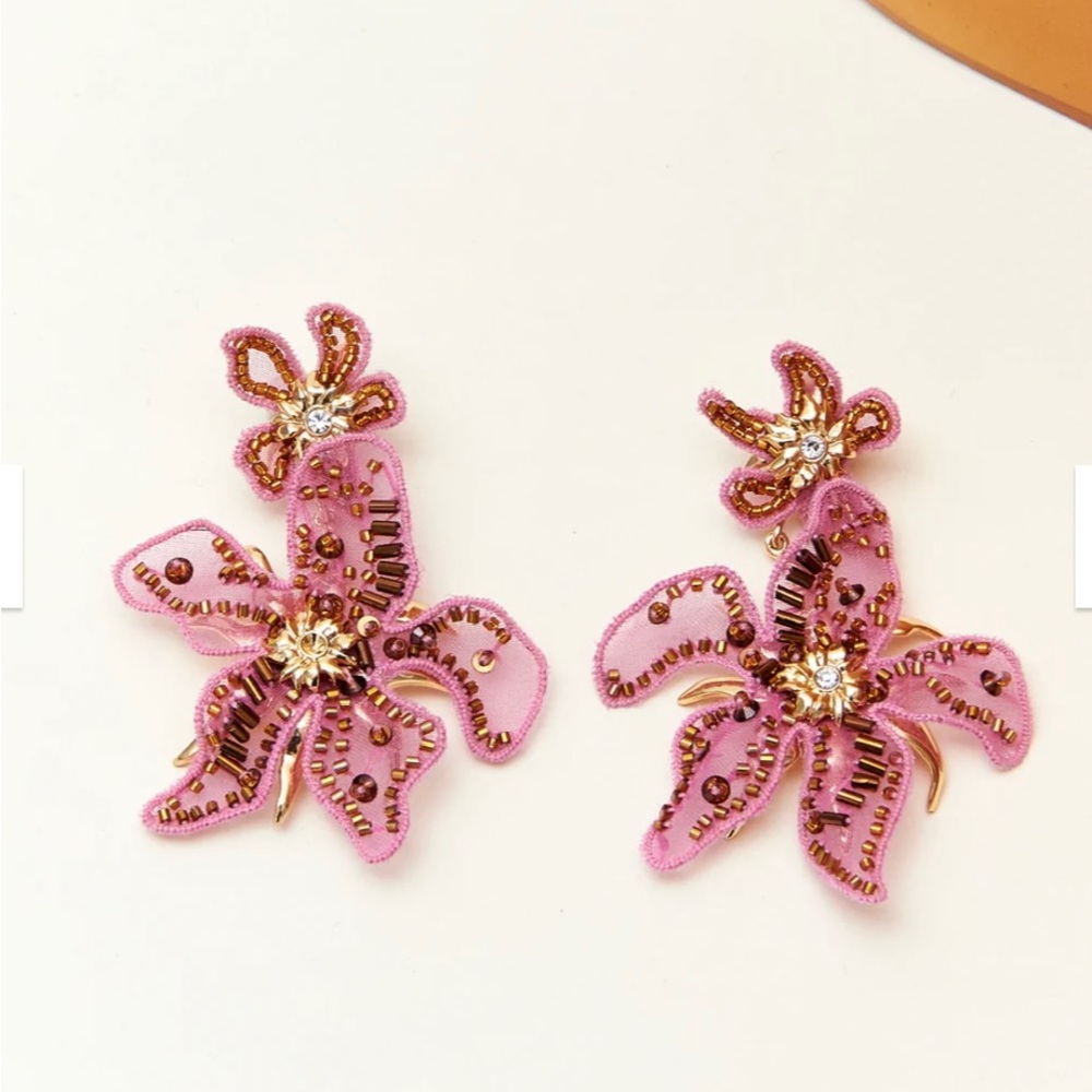 Mignonne Gavigan Estefania Statement Lux Earrings. Worn two or three times. - Picture 2 of 2